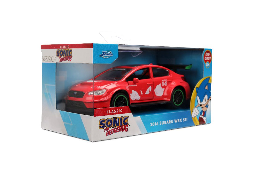 JAD37024 Jada 1/32 "Hollywood Rides" - 2016 WRX STI - Sonic Knuckles