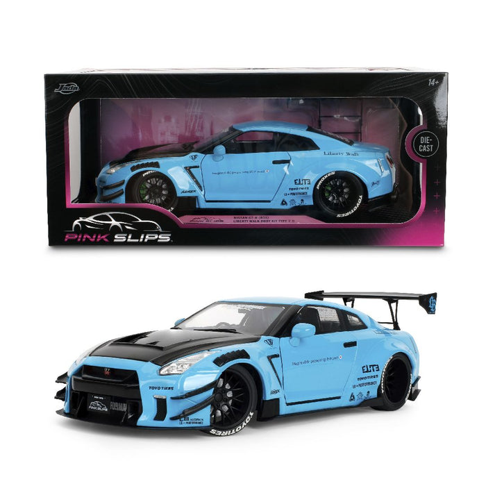 JAD37069 Jada 1/18 PINK SLIPS W8 - Nissan GT-R (R35) Liberty Walk
