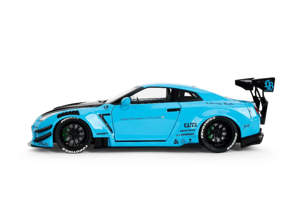JAD37069 Jada 1/18 PINK SLIPS W8 - Nissan GT-R (R35) Liberty Walk