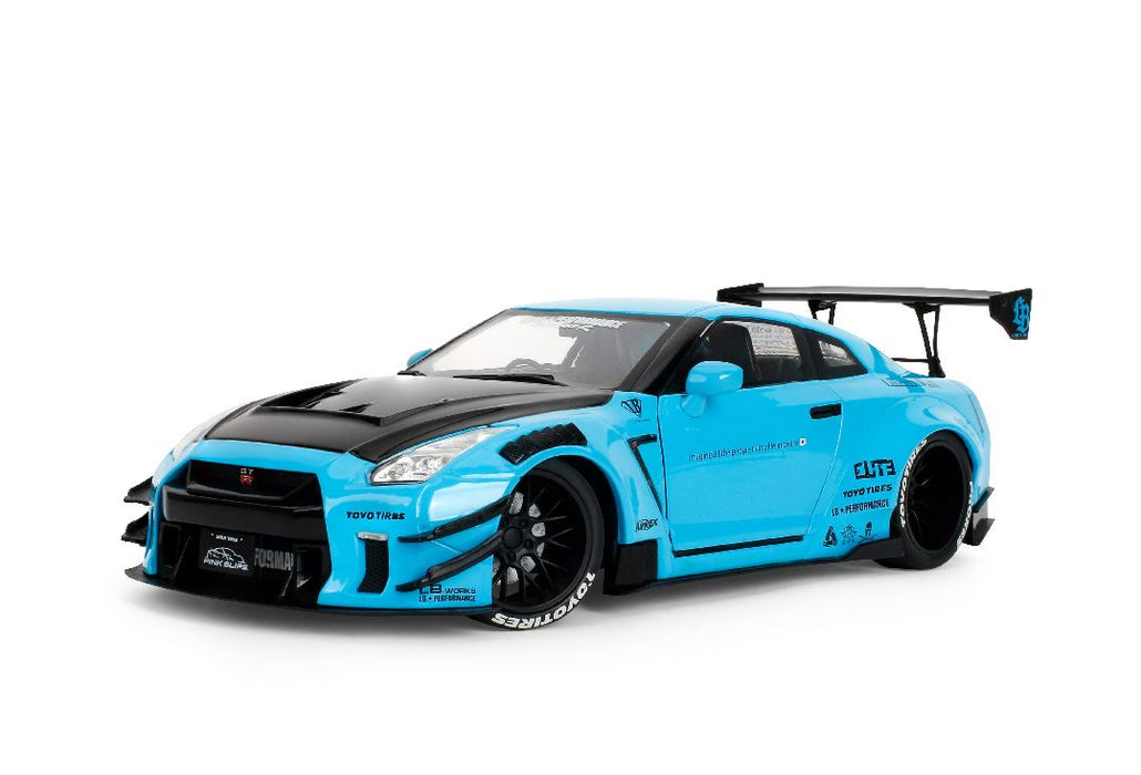 JAD37069 Jada 1/18 PINK SLIPS W8 - Nissan GT-R (R35) Liberty Walk