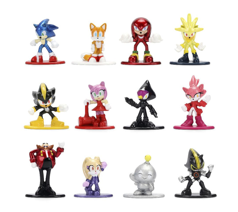 JAD37353 Jada 1.65" Nano Metalfigs Sonic: 12-Pack W3