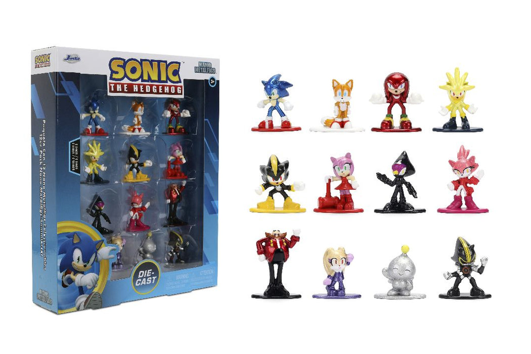 JAD37353 Jada 1.65" Nano Metalfigs Sonic: 12-Pack W3
