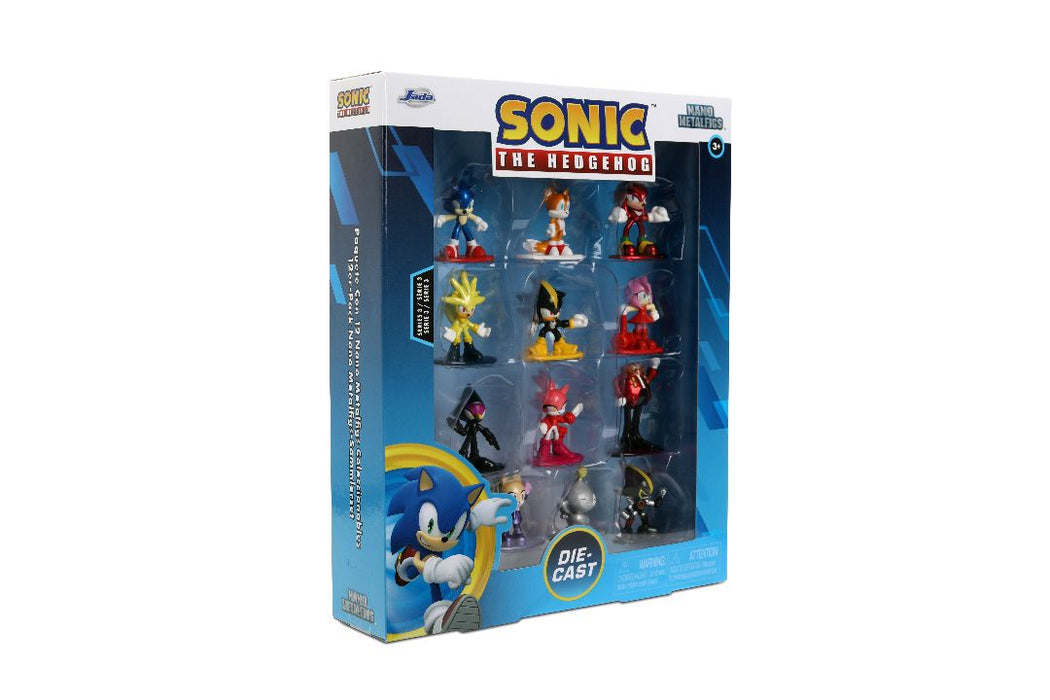 JAD37353 Jada 1.65" Nano Metalfigs Sonic: 12-Pack W3
