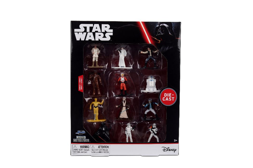 JAD37360 Jada 1.65" Nano Metalfigs Star Wars: 12-Pack W1