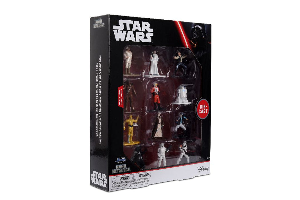 JAD37360 Jada 1.65" Nano Metalfigs Star Wars: 12-Pack W1