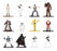 JAD37360 Jada 1.65" Nano Metalfigs Star Wars: 12-Pack W1
