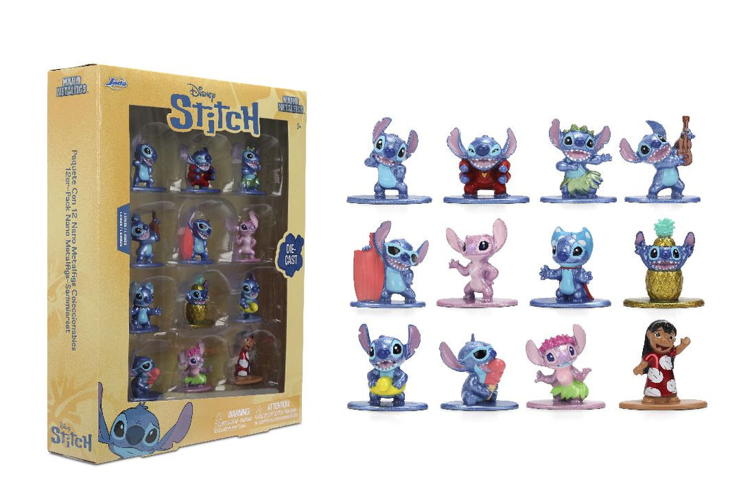 JAD37361 Jada 1.65" Nano Metalfigs Disney - STITCH 12-Pack W1