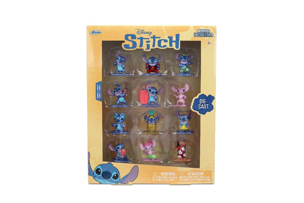 JAD37361 Jada 1.65" Nano Metalfigs Disney - STITCH 12-Pack W1