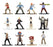 JAD37363 Jada 1.65" Nano Metalfigs - NETFLIX- ONE PIECE 12-Pack