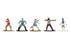 JAD37363 Jada 1.65" Nano Metalfigs - NETFLIX- ONE PIECE 12-Pack