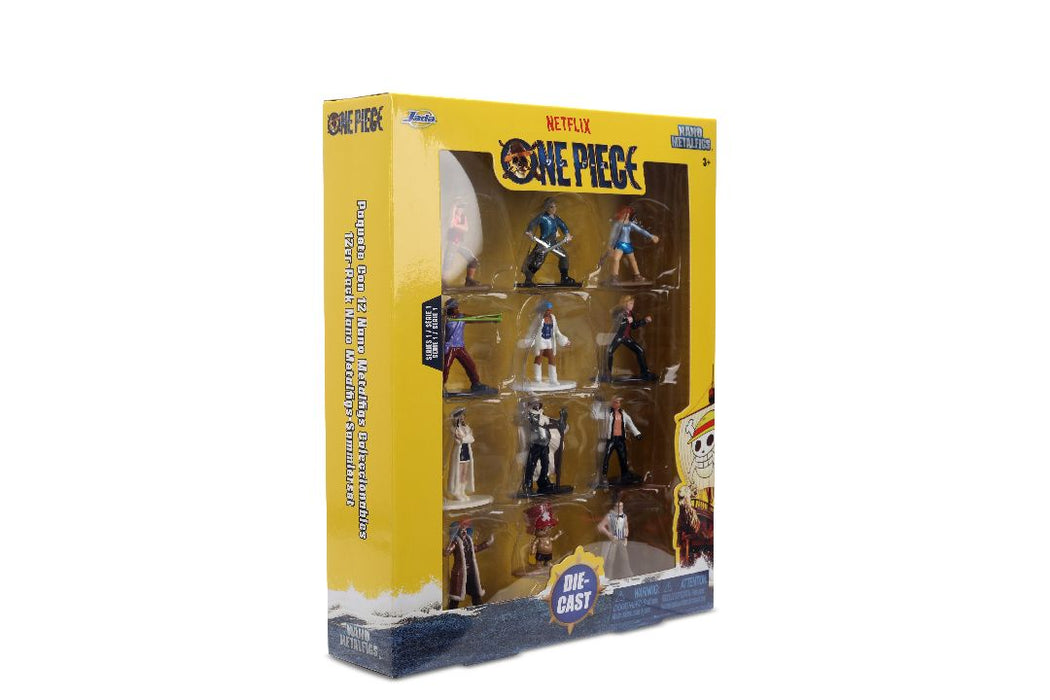 JAD37363 Jada 1.65" Nano Metalfigs - NETFLIX- ONE PIECE 12-Pack