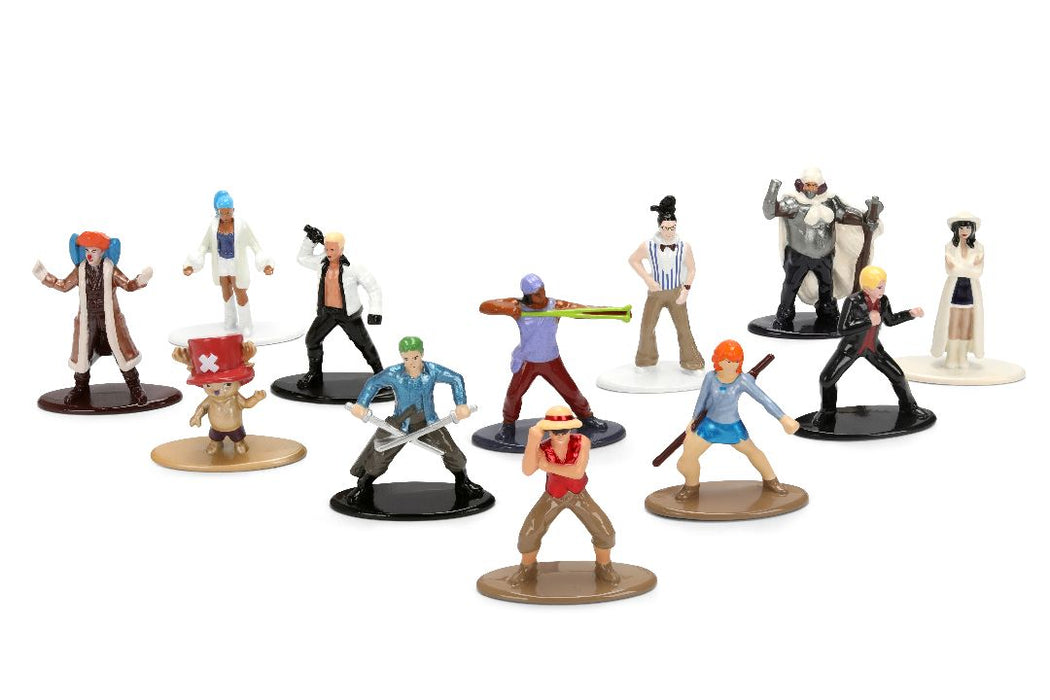 JAD37363 Jada 1.65" Nano Metalfigs - NETFLIX- ONE PIECE 12-Pack
