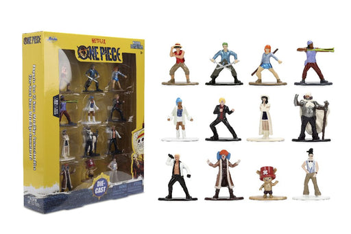 JAD37363 Jada 1.65" Nano Metalfigs - NETFLIX- ONE PIECE 12-Pack