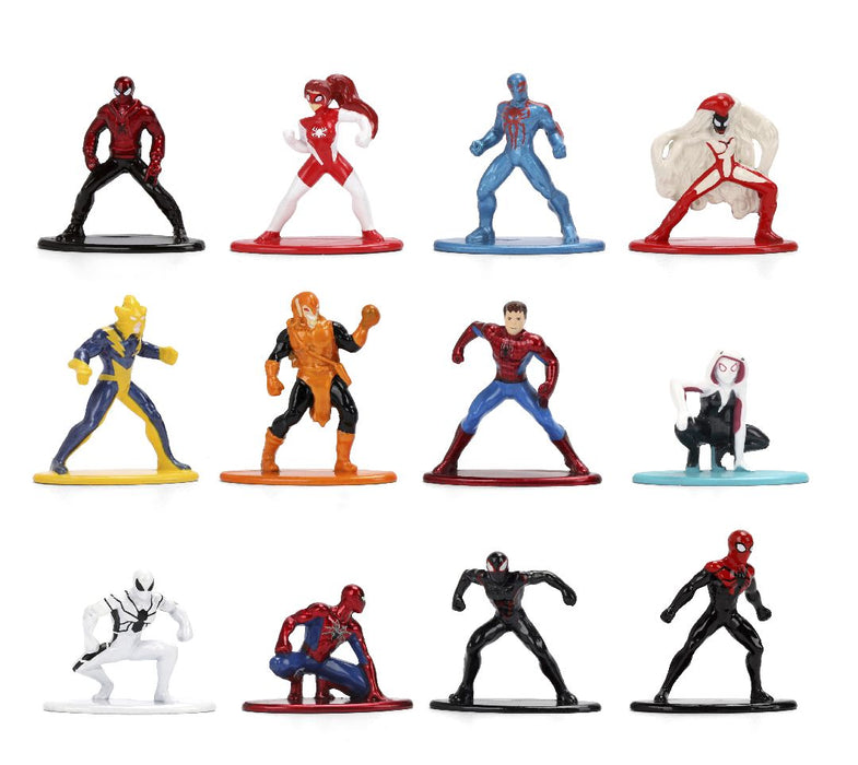 JAD37378 Jada 1.65" Nano Metalfigs Marvel: 12-Pack W12