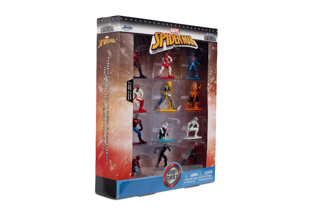 JAD37378 Jada 1.65" Nano Metalfigs Marvel: 12-Pack W12