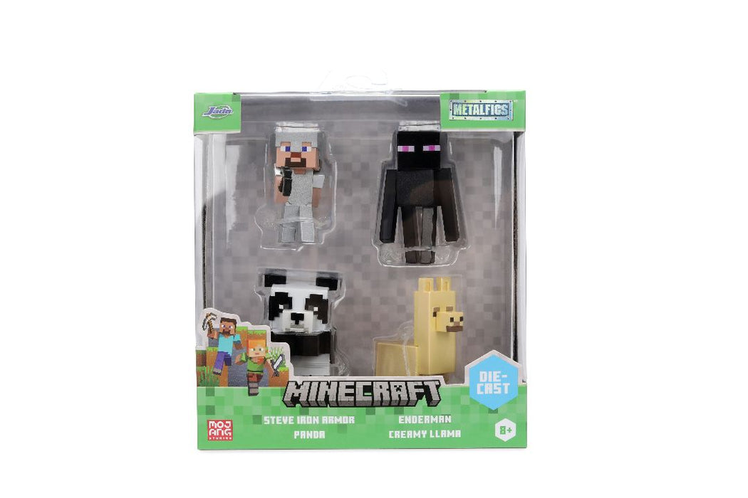JAD37435 Jada 2.5" Metalfigs - Minecraft 4-Pack Wave 6