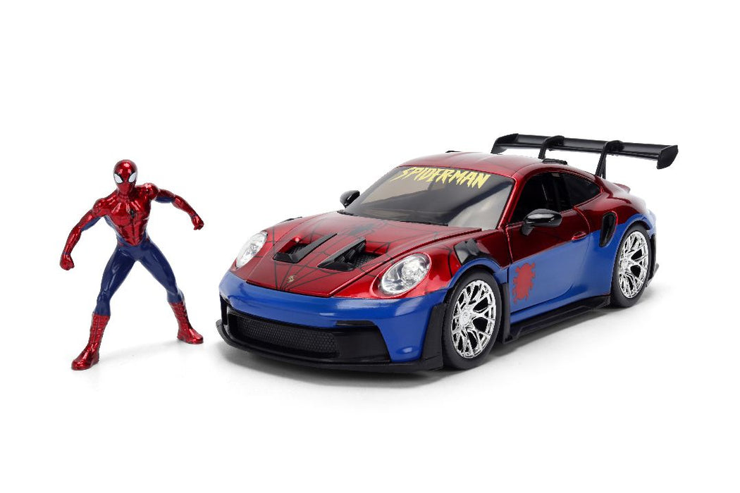 JAD37442 Jada 1/24 HWR - Porsche 911 GT3 RS w/Spider-Man