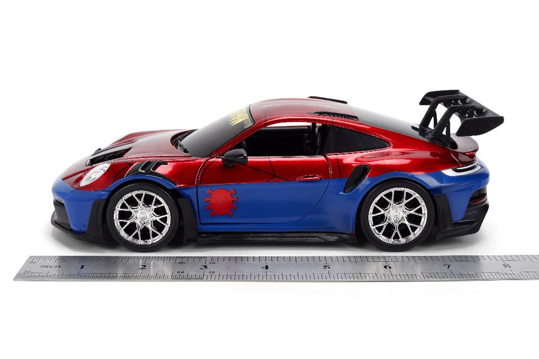 JAD37442 Jada 1/24 HWR - Porsche 911 GT3 RS w/Spider-Man