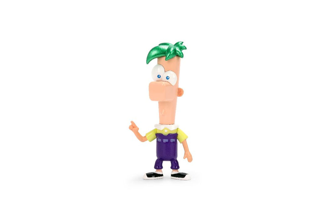 JAD37488 Jada 2.5" Metalfigs - Disney - Phineas and Ferb 4-Pack
