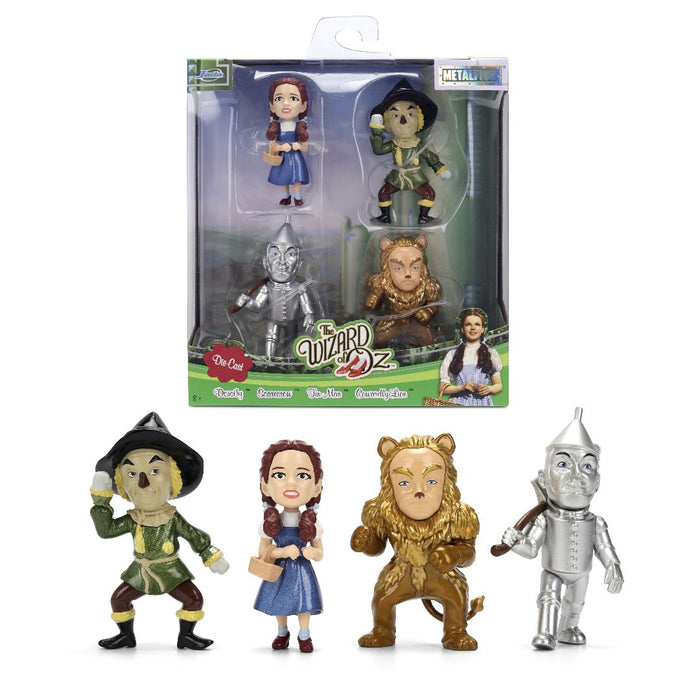 JAD37489 Jada 2.5" Metalfigs - The Wizard of Oz 4-Pack