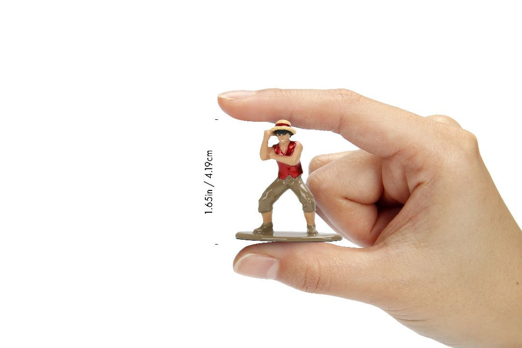JAD37507 Jada 1.65" Nano Metalfigs - NETFLIX - ONE PIECE 3-Pack