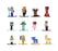 JAD37541 Jada 1.65" Nano Metalfigs Minecraft: 12-Pack W17