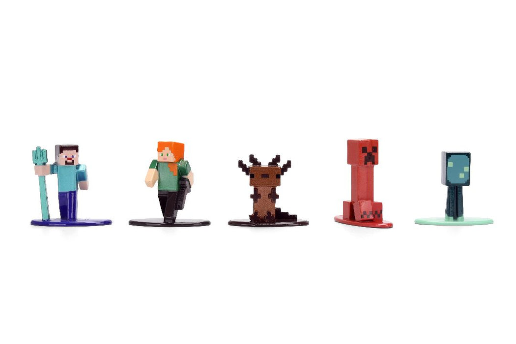 JAD37541 Jada 1.65" Nano Metalfigs Minecraft: 12-Pack W17