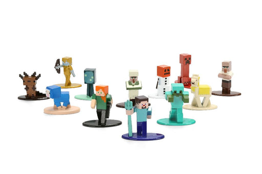 JAD37541 Jada 1.65" Nano Metalfigs Minecraft: 12-Pack W17