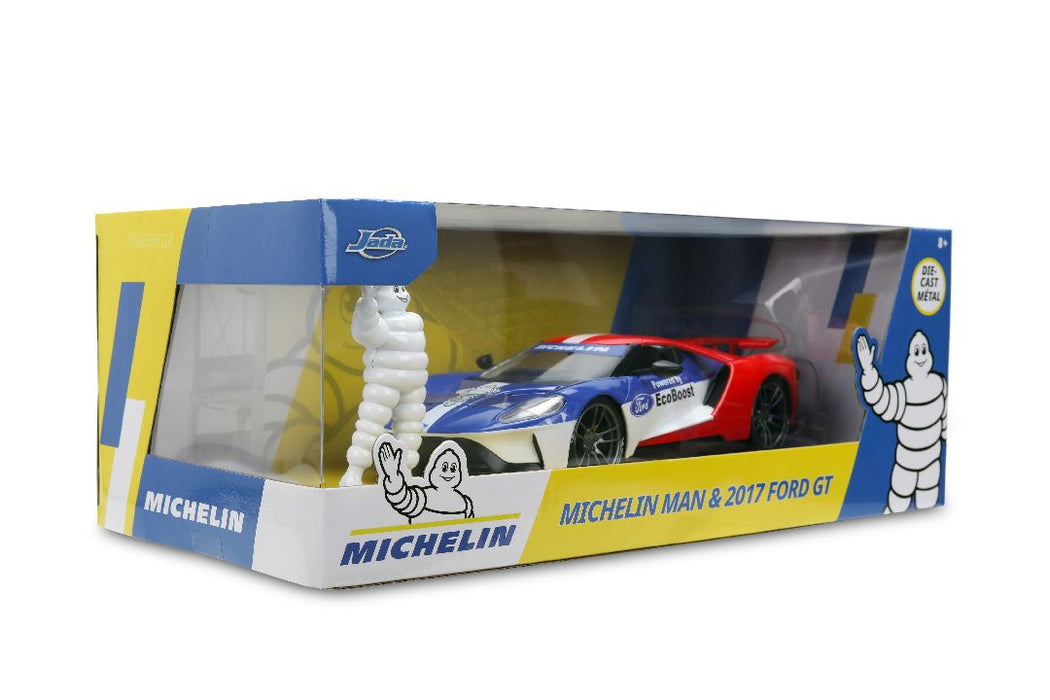 JAD37628 Jada 1/24 HWR - 2017 Ford GT w/Michelin Man