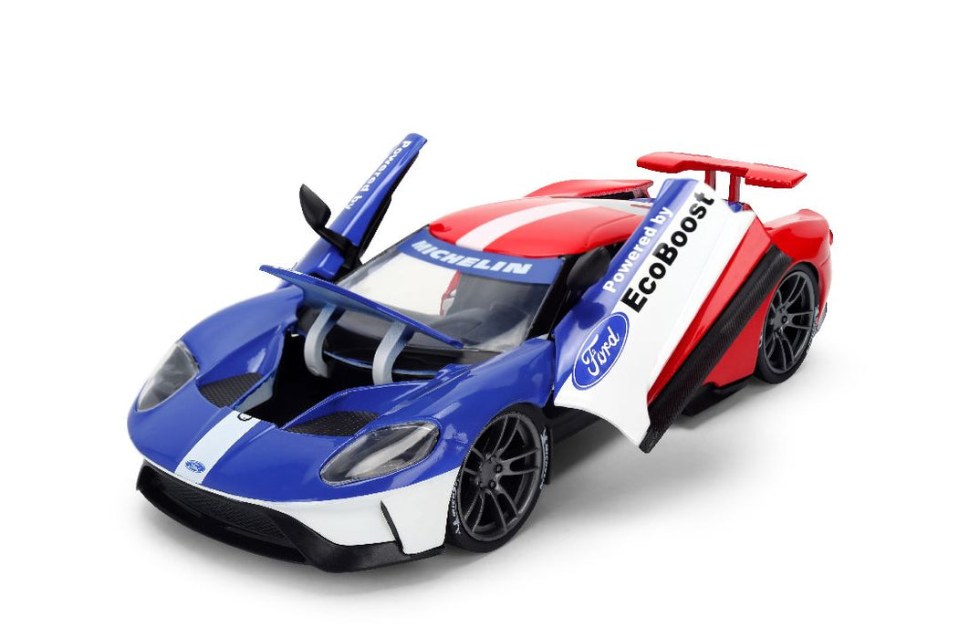 JAD37628 Jada 1/24 HWR - 2017 Ford GT w/Michelin Man