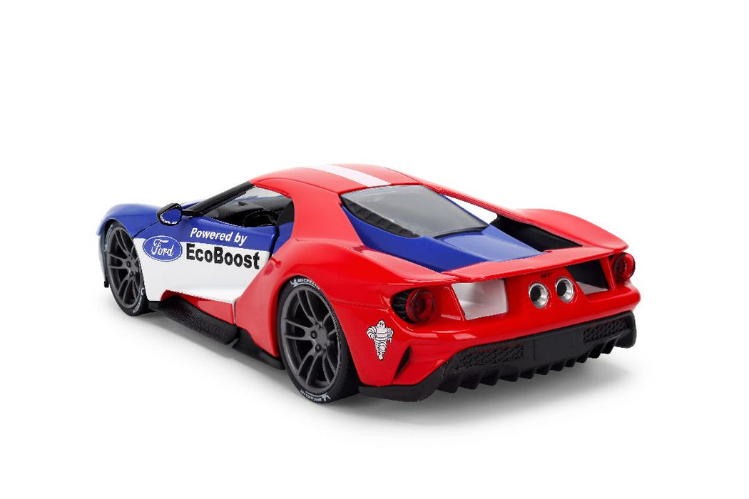 JAD37628 Jada 1/24 HWR - 2017 Ford GT w/Michelin Man