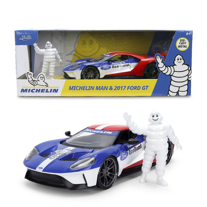 JAD37628 Jada 1/24 HWR - 2017 Ford GT w/Michelin Man