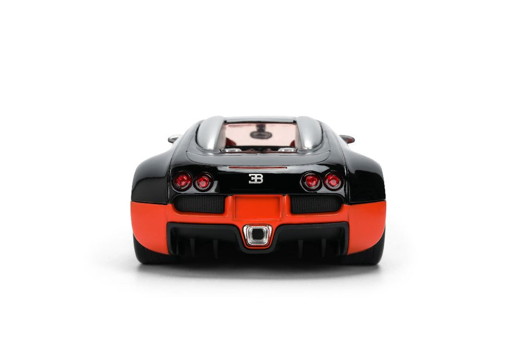 JAD37642 Jada 1/24 HYPERSPEC - 2011 Bugatti Veyron - Black/Orange