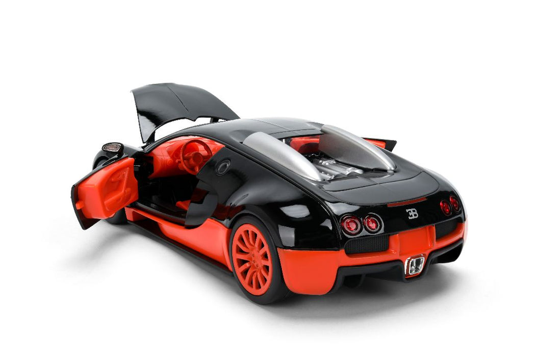 JAD37642 Jada 1/24 HYPERSPEC - 2011 Bugatti Veyron - Black/Orange