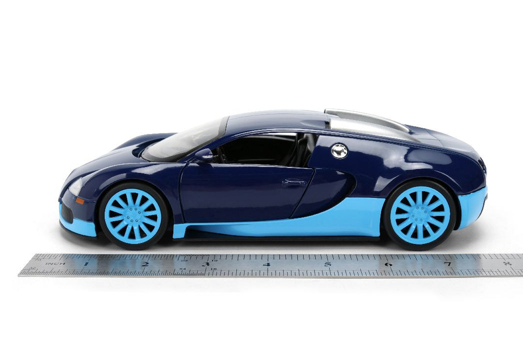 JAD37643 Jada 1/24 HYPERSPEC - 2011 Bugatti Veyron - Blue 2-Tone