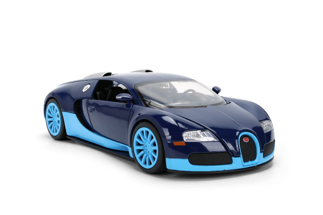 JAD37643 Jada 1/24 HYPERSPEC - 2011 Bugatti Veyron - Blue 2-Tone