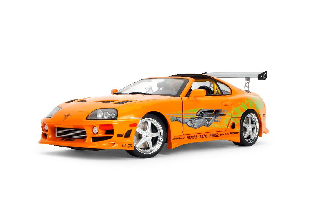 JAD37770 Jada 1/18 Fast & Furious - Brian's Orange Toyota Supra