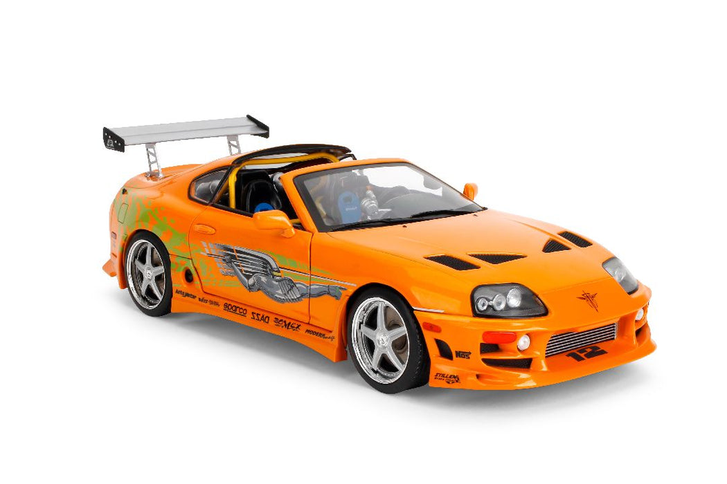 JAD37770 Jada 1/18 Fast & Furious - Brian's Orange Toyota Supra