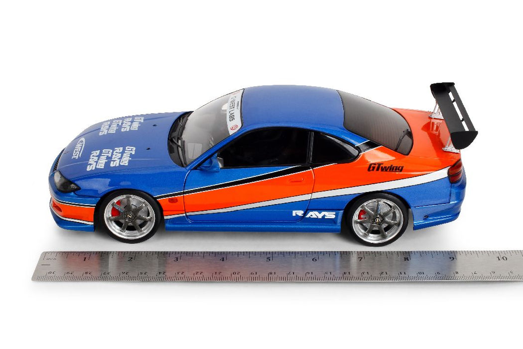 JAD37772 Jada 1/18 Fast & Furious - Sean's Nissan Silvia S15
