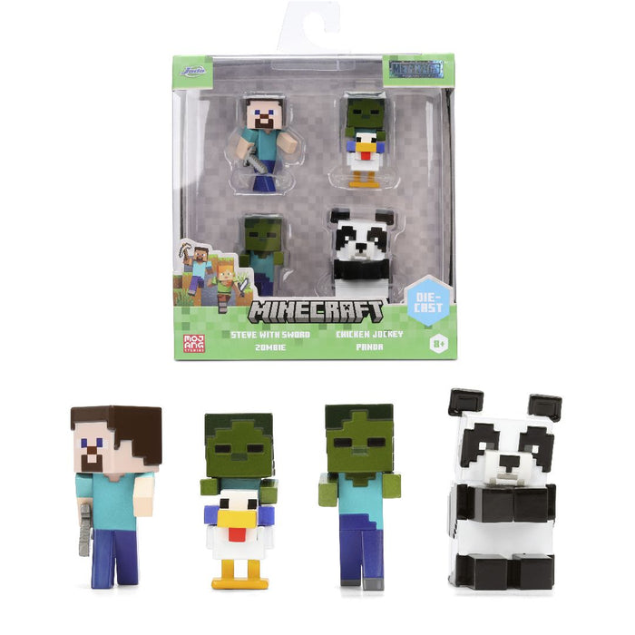 JAD38005 Jada 2.5" Metalfigs - Minecraft Wave 7 4-Pack