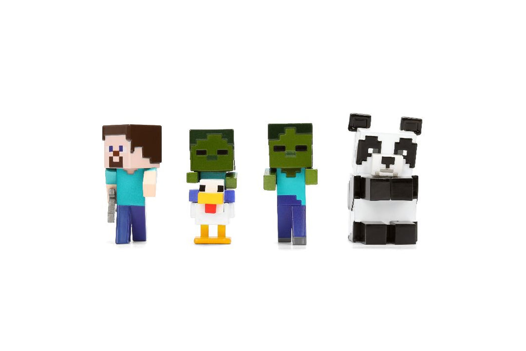 JAD38005 Jada 2.5" Metalfigs - Minecraft Wave 7 4-Pack