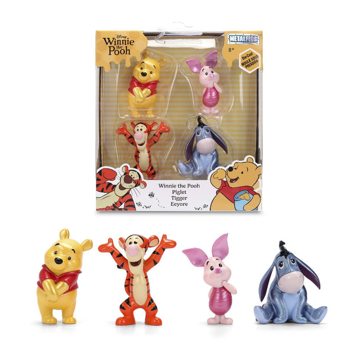 JAD38029 Jada 2.5" Metalfigs - Disney - Winnie the Pooh 4-Pack