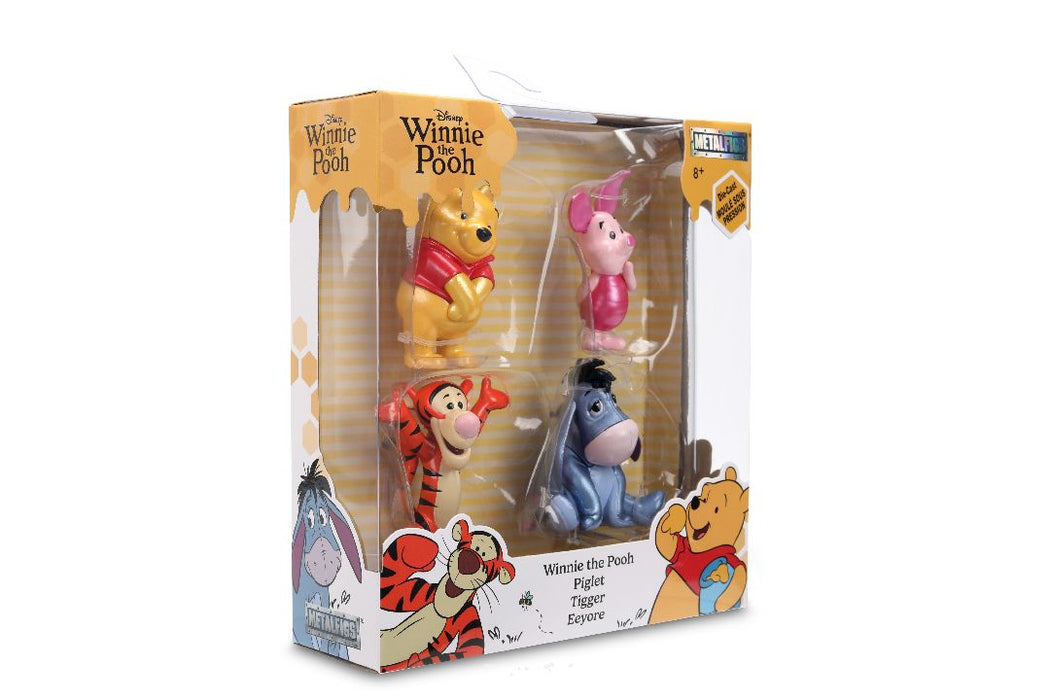 JAD38029 Jada 2.5" Metalfigs - Disney - Winnie the Pooh 4-Pack