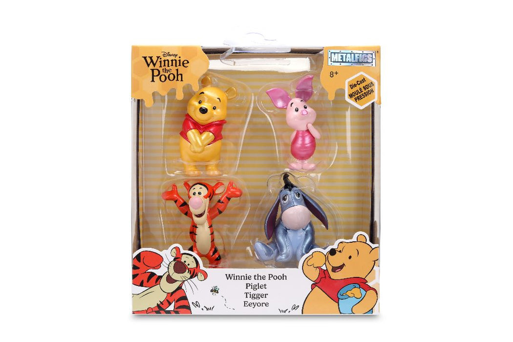 JAD38029 Jada 2.5" Metalfigs - Disney - Winnie the Pooh 4-Pack
