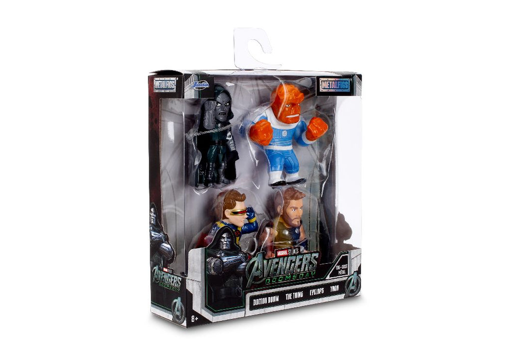 JAD38038 Jada 2.5" Metalfigs - Marvel Avengers Doomsday - 4 Pack