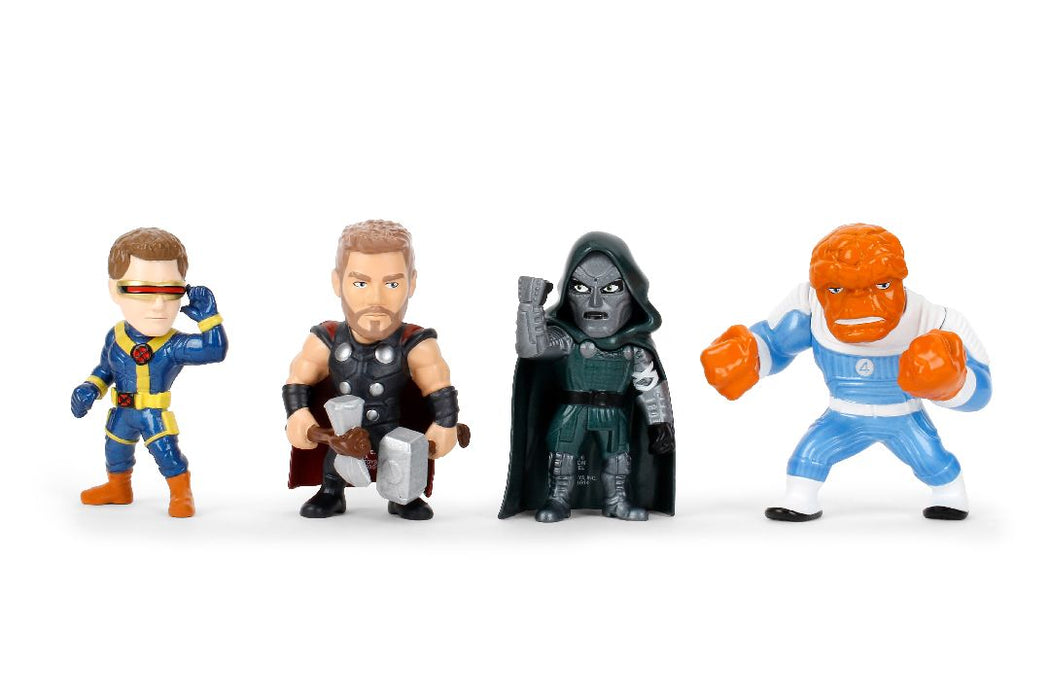 JAD38038 Jada 2.5" Metalfigs - Marvel Avengers Doomsday - 4 Pack