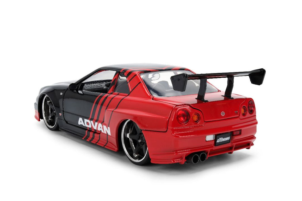 JAD38346 Jada 1/24 AutoWorks - 2002 Nissan Skyline GT-R (R34)