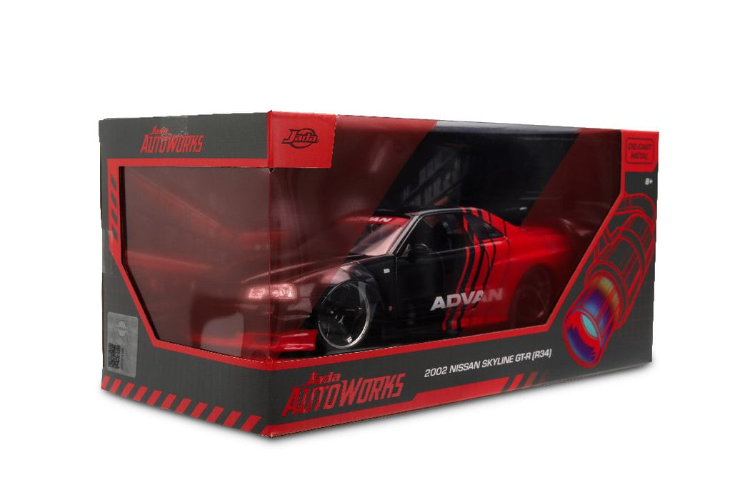 JAD38346 Jada 1/24 AutoWorks - 2002 Nissan Skyline GT-R (R34)
