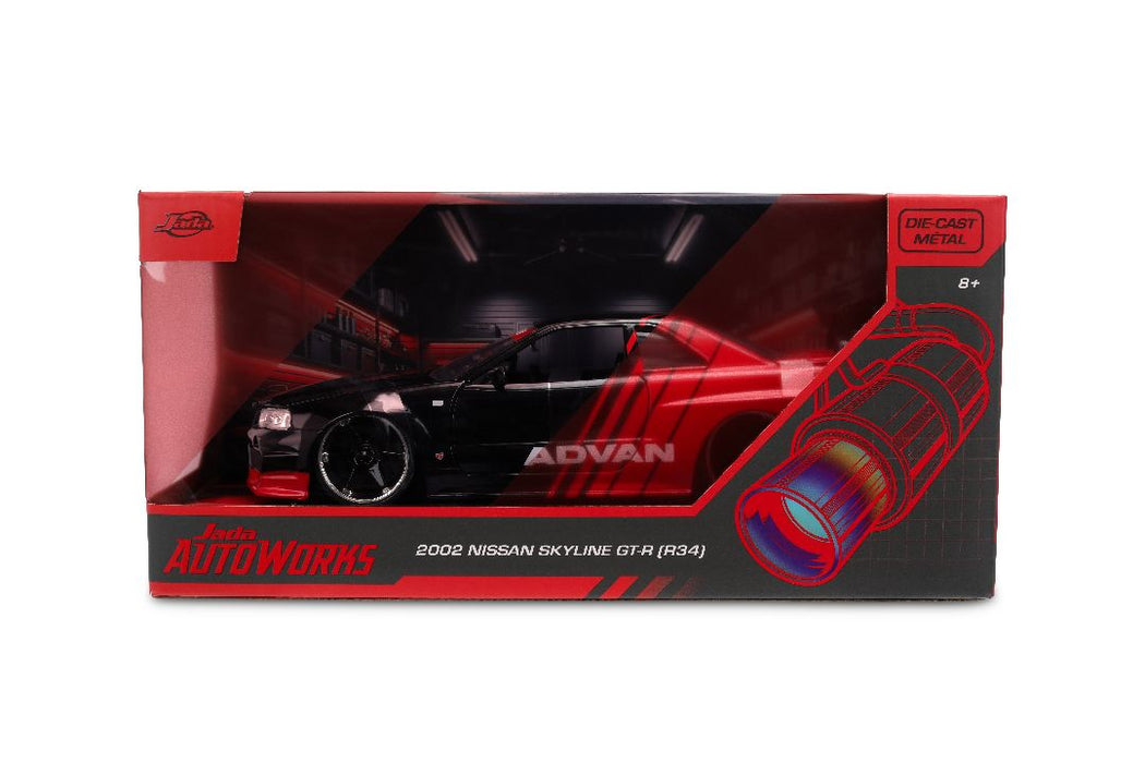 JAD38346 Jada 1/24 AutoWorks - 2002 Nissan Skyline GT-R (R34)