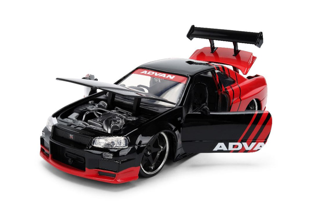 JAD38346 Jada 1/24 AutoWorks - 2002 Nissan Skyline GT-R (R34)